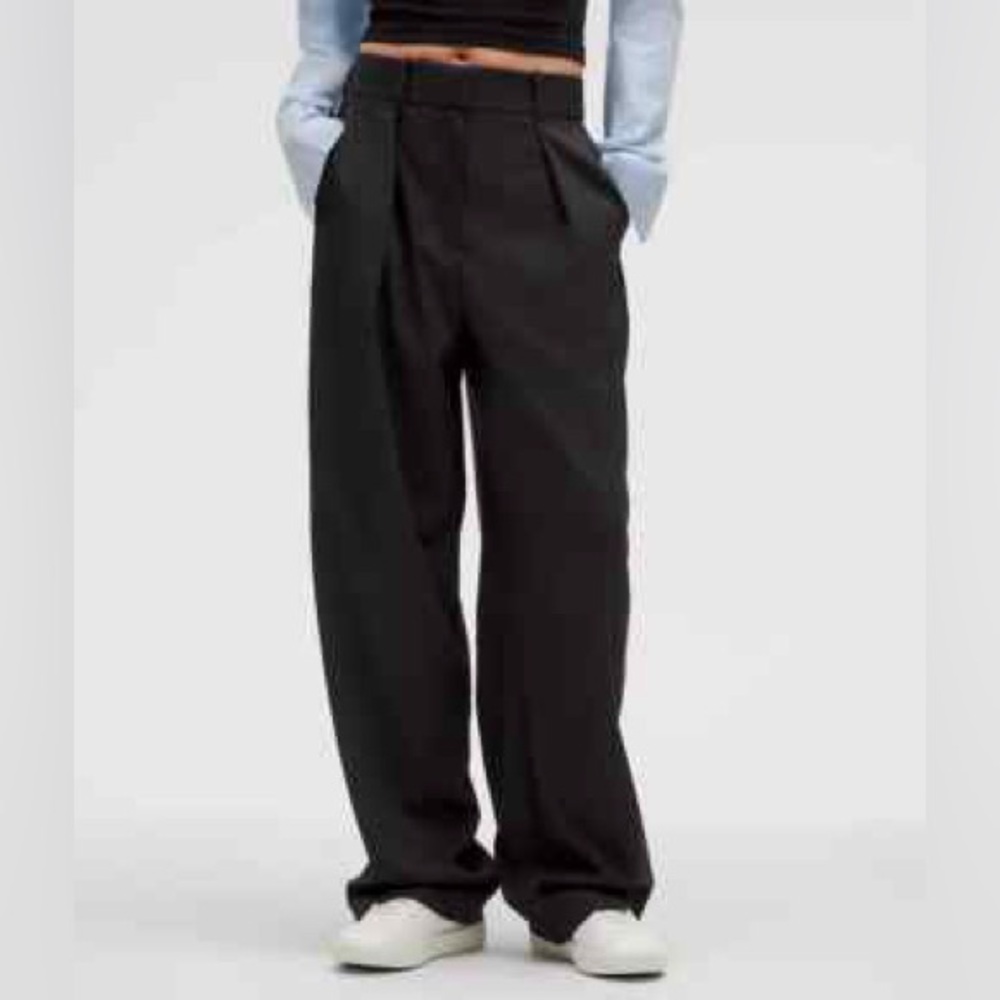 Lululemon Pleat Front High Rise Trouser Sz 14